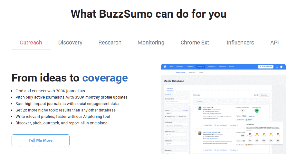 BUZZSUMO AI Tool