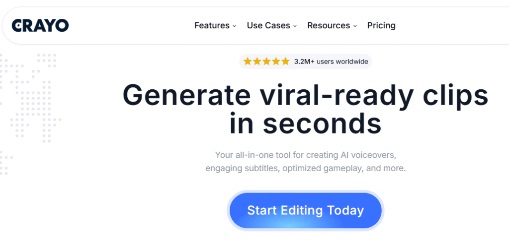 Crayo AI Best AI tool for marketing