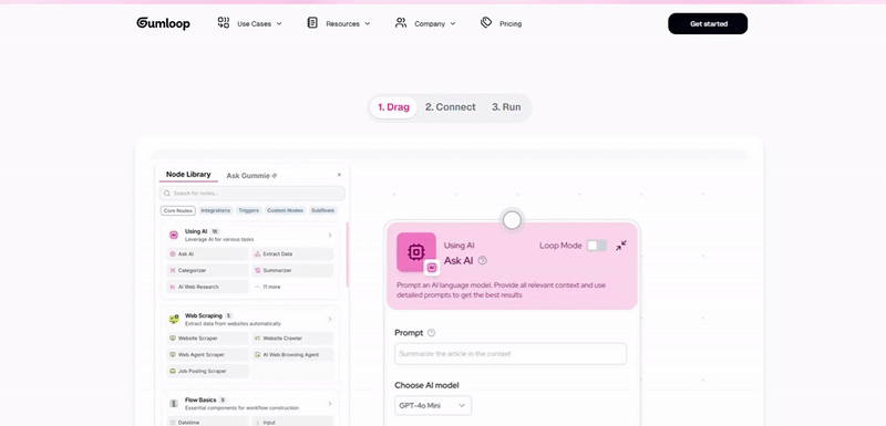 Gumloop AI – Automate Your Workflows with No-Code Intelligence